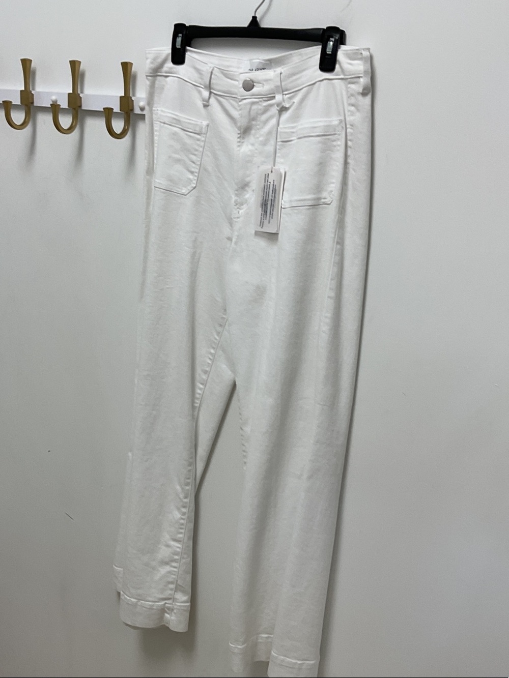 Dear John Fiona White Wide Leg Jeans